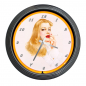 Neonwanduhr Pin up Smoke r